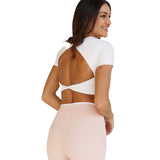 Astoria LIVE LUXE Twist Crop - White