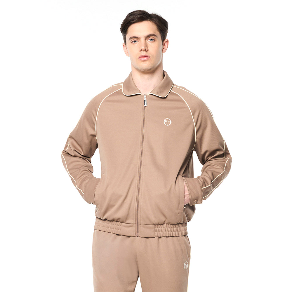 Sergio Tacchini Ettore Track Jacket - Taupe Grey