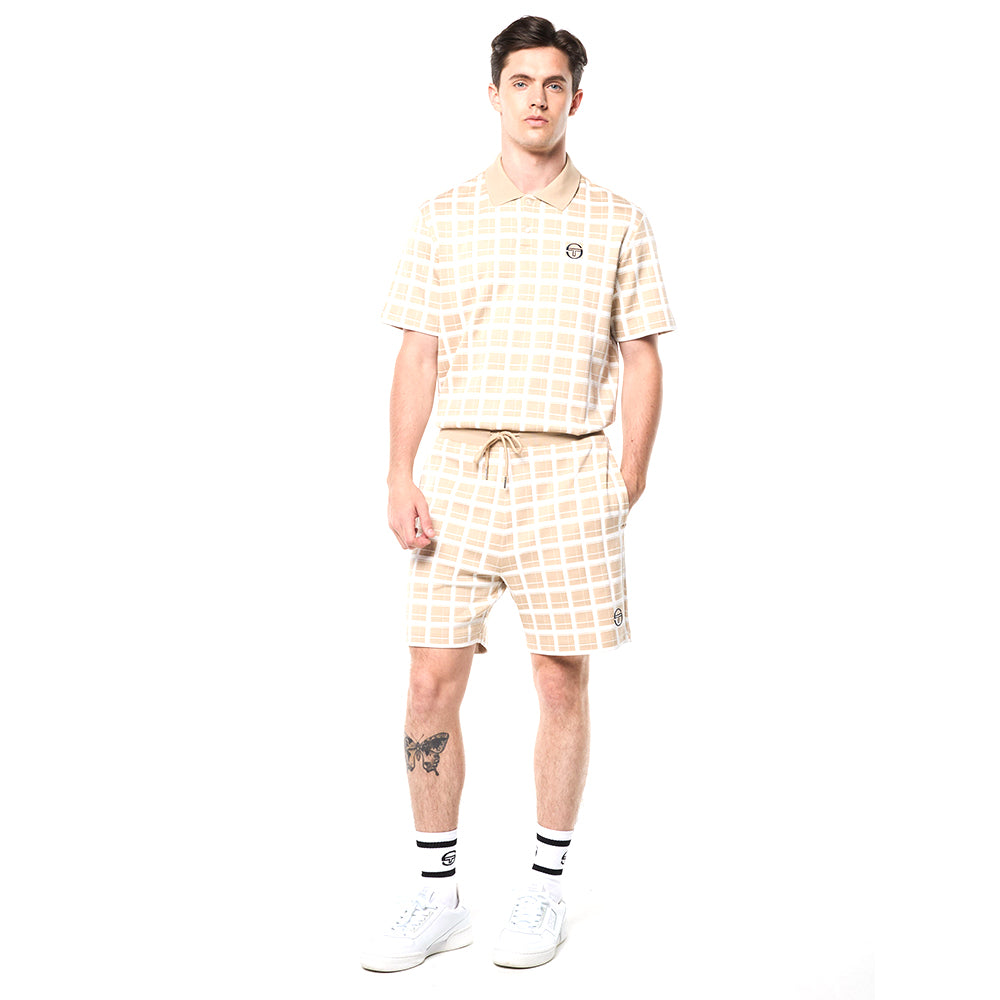 Sergio Tacchini Damarindo Check Short - Humus