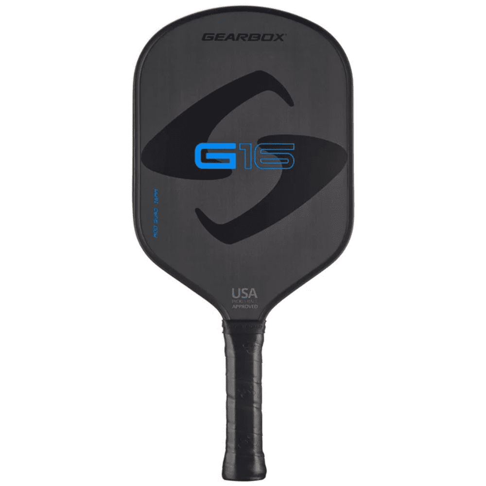 Gearbox Pickleball Paddle G16 Quad - 16mm 8.0oz 4" Grip