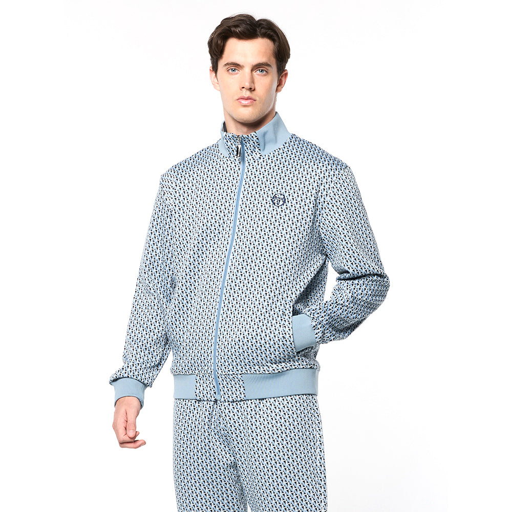 Sergio Tacchini Paolo Knit Track Jacket - Faded Denim