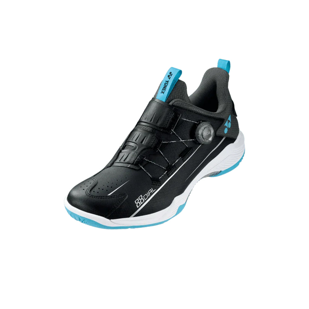 Yonex Badminton Shoe 88 Dial 2 Wide Unisex (Black/Ice blue)