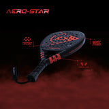 Dunlop Padel Racket Aero Star Pro - Black & Red