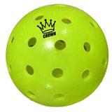CROWN PICKLEBALL - High-Performance OUTDOOR Pickleballs (18-PACK LIME)