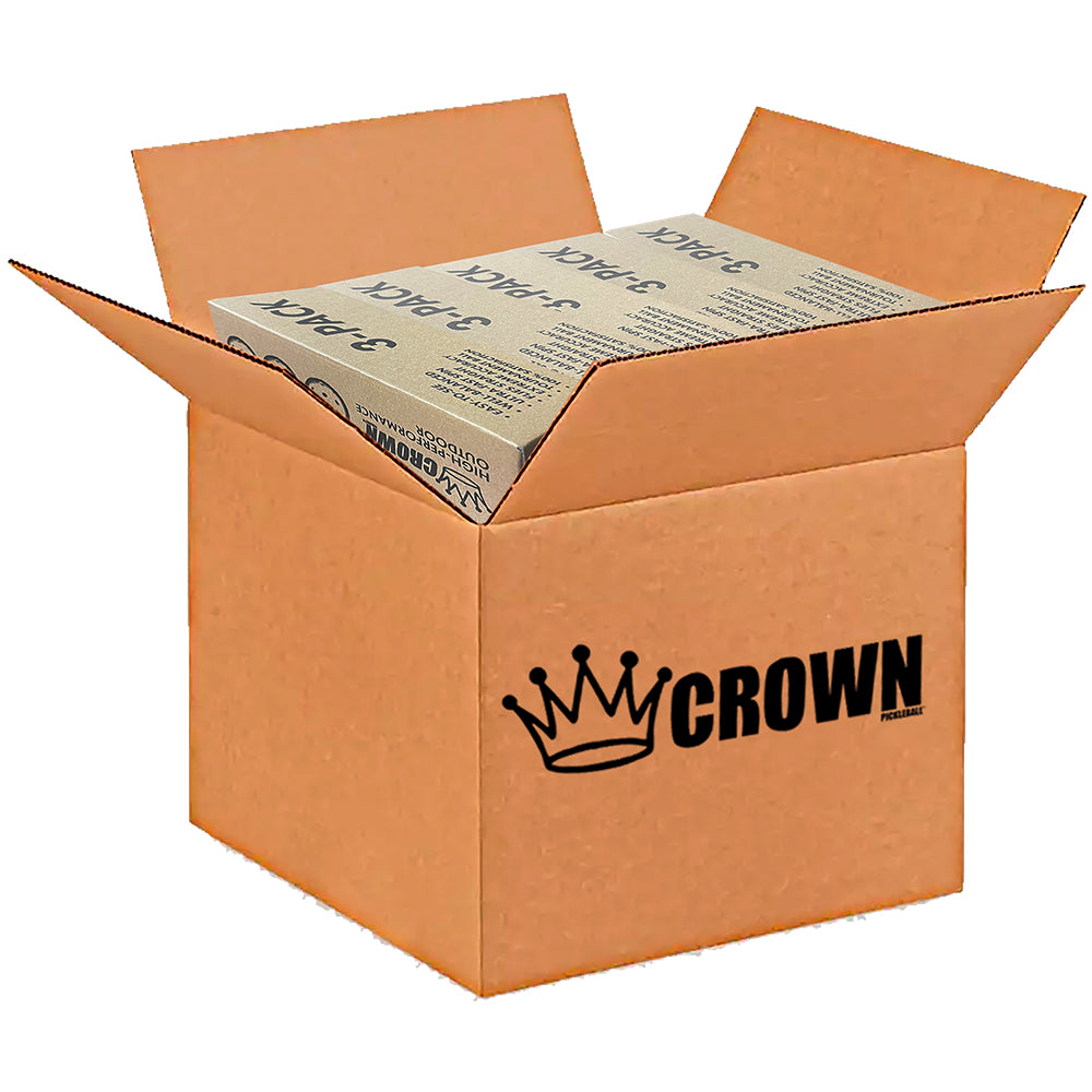 CROWN PICKLEBALL - High-Performance OUTDOOR Pickleballs - RETAIL (102-PACK LIME)