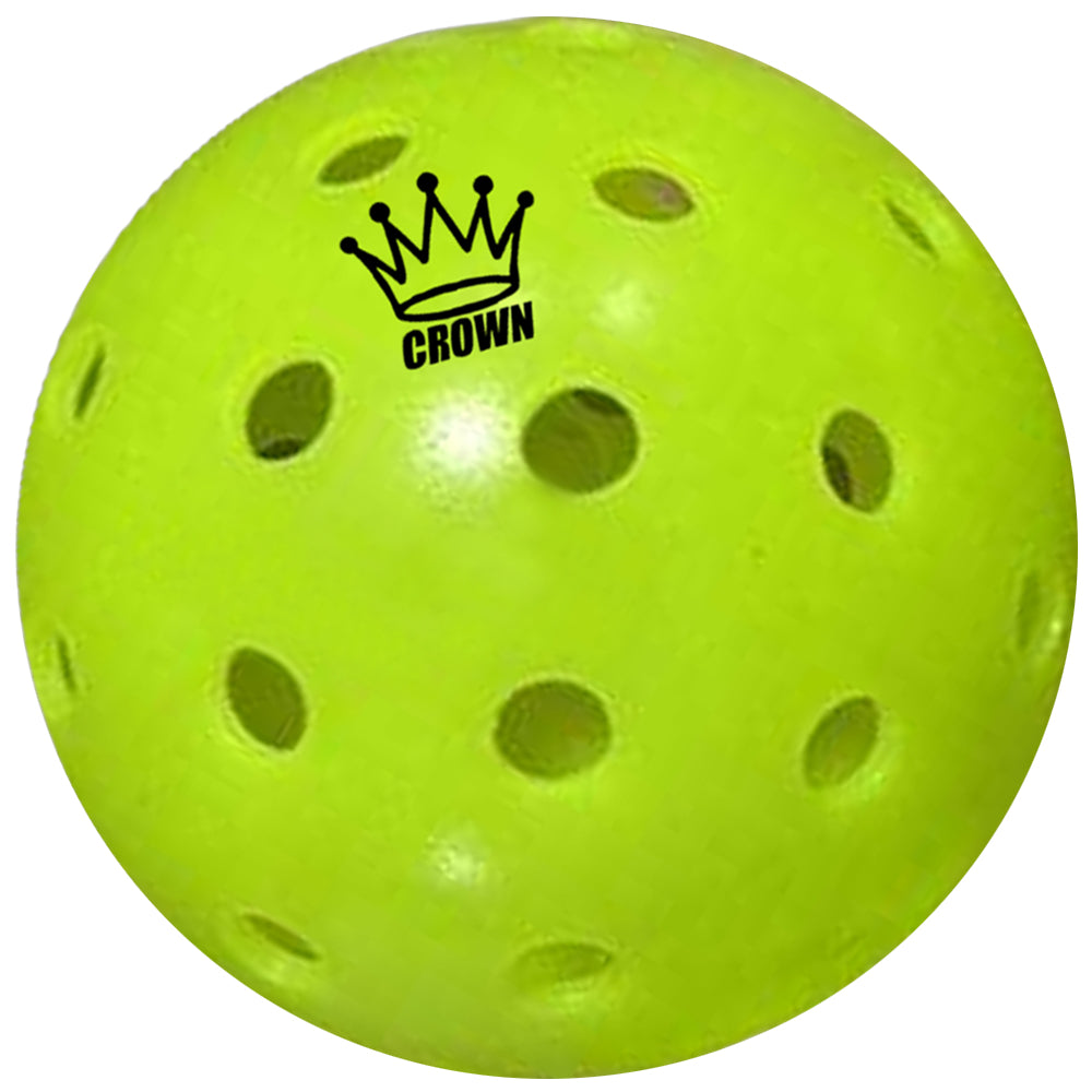 CROWN PICKLEBALL - High-Performance OUTDOOR Pickleballs - RETAIL (102-PACK LIME)