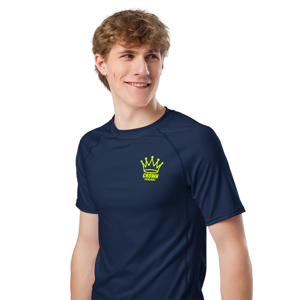 CROWN PICKLEBALL - Men's Tourney Shirt (Navy)