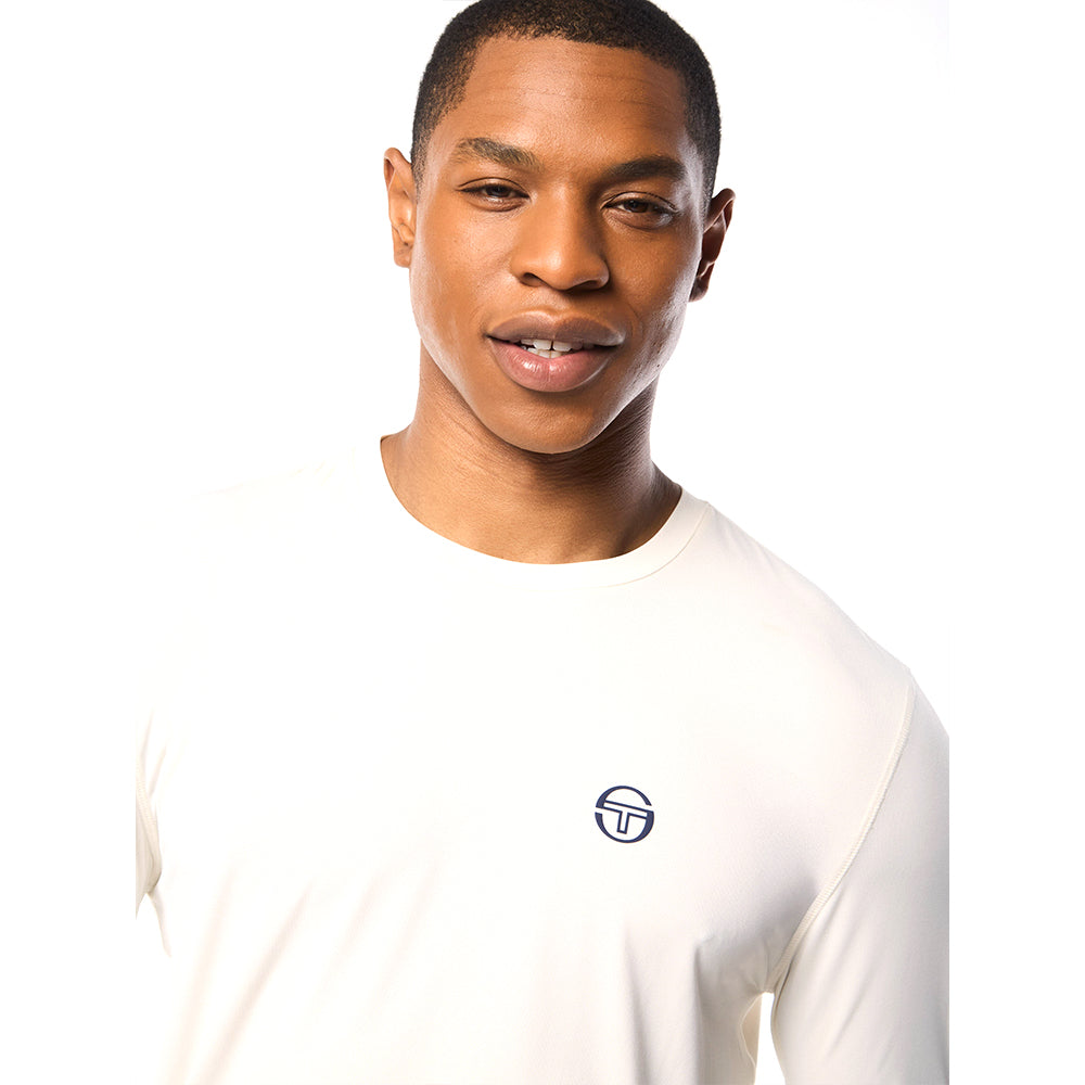 Sergio Tacchini Attivo Damarindo Long Sleeve Tee - Gardenia