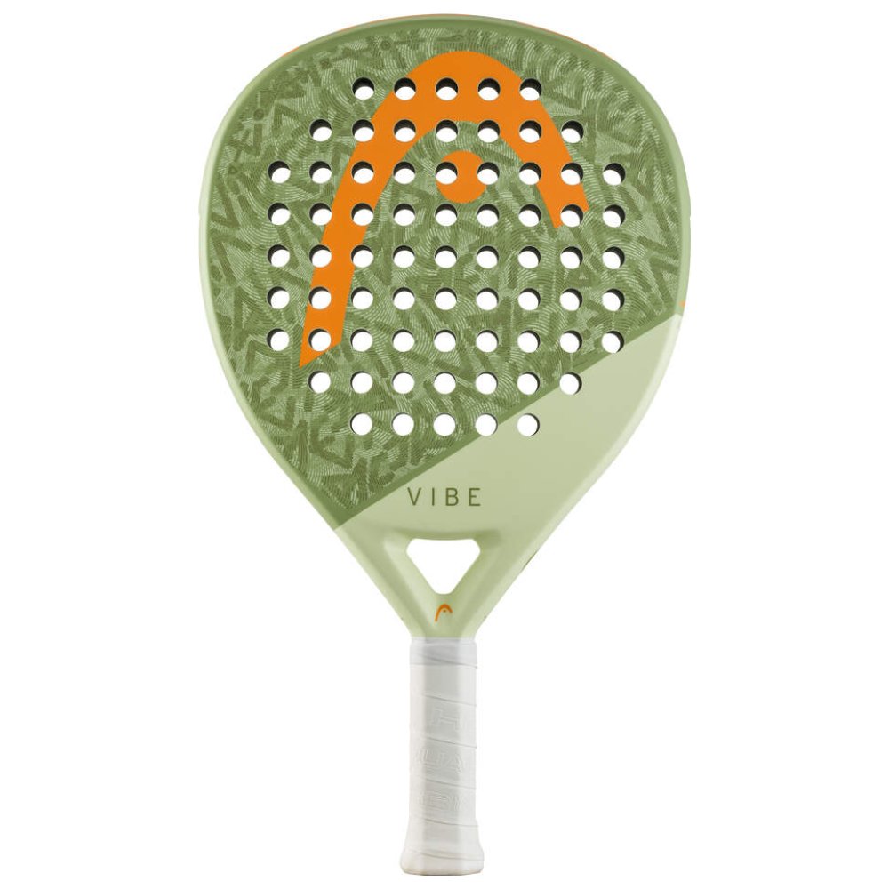 Pala de pádel Head Vibe 2026 - Verde y naranja