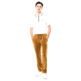 Sergio Tacchini Damarindo Velour Track Pant - Bronze Brown