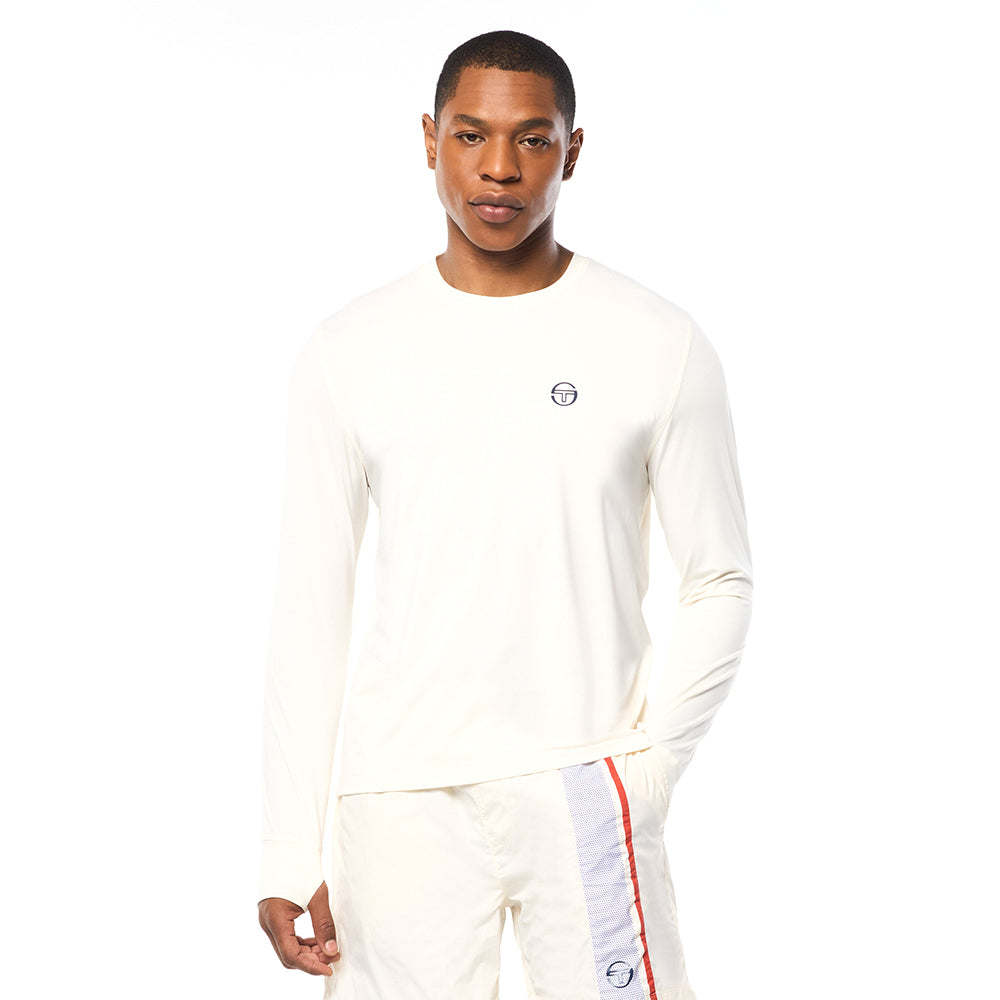 Sergio Tacchini Attivo Damarindo Long Sleeve Tee - Gardenia