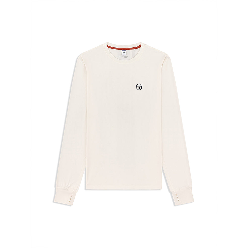 Sergio Tacchini Attivo Damarindo Long Sleeve Tee - Gardenia