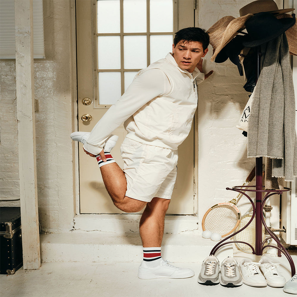 Sergio Tacchini Attivo Damarindo Long Sleeve Tee - Gardenia