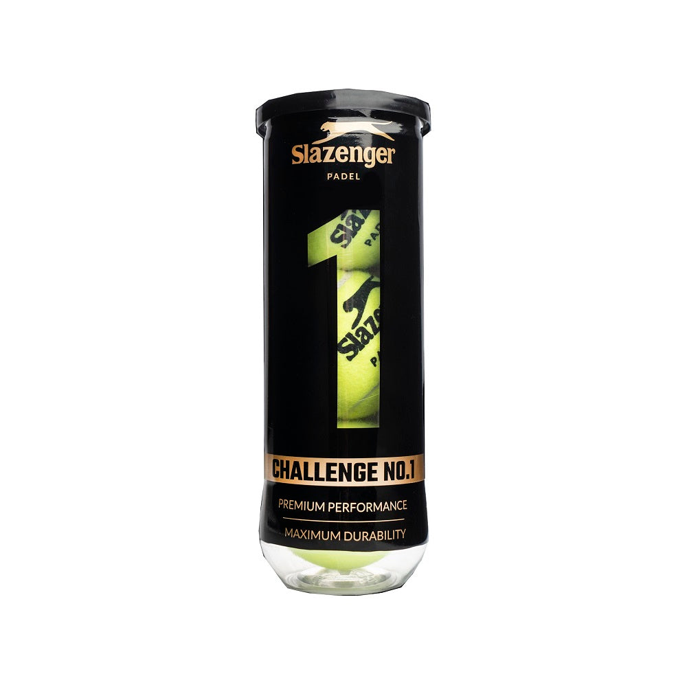 Slazenger Padel Balls Challenge NO.1 | 4x Can Bundle