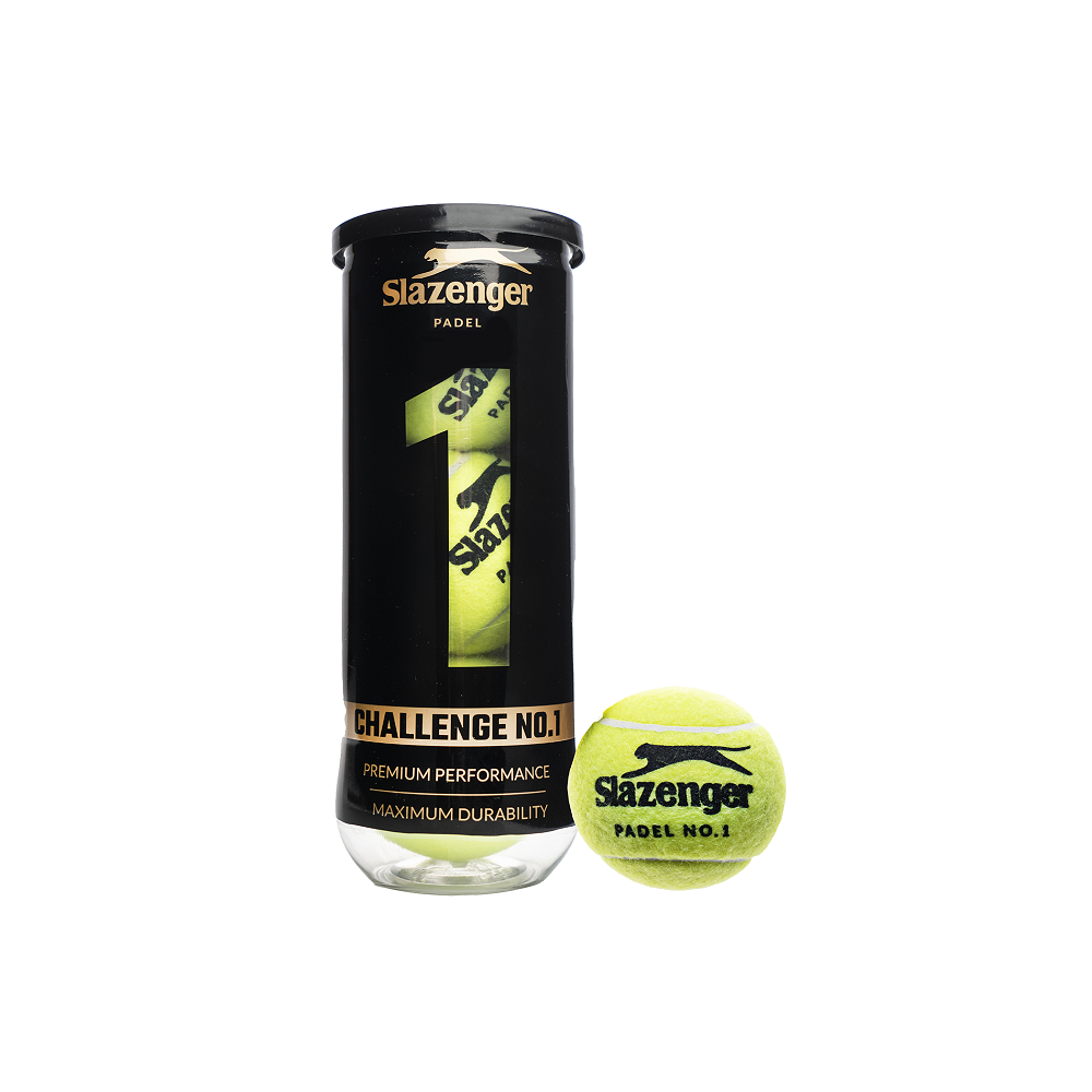 Slazenger Padel Balls Challenge NO.1 | 4x Can Bundle