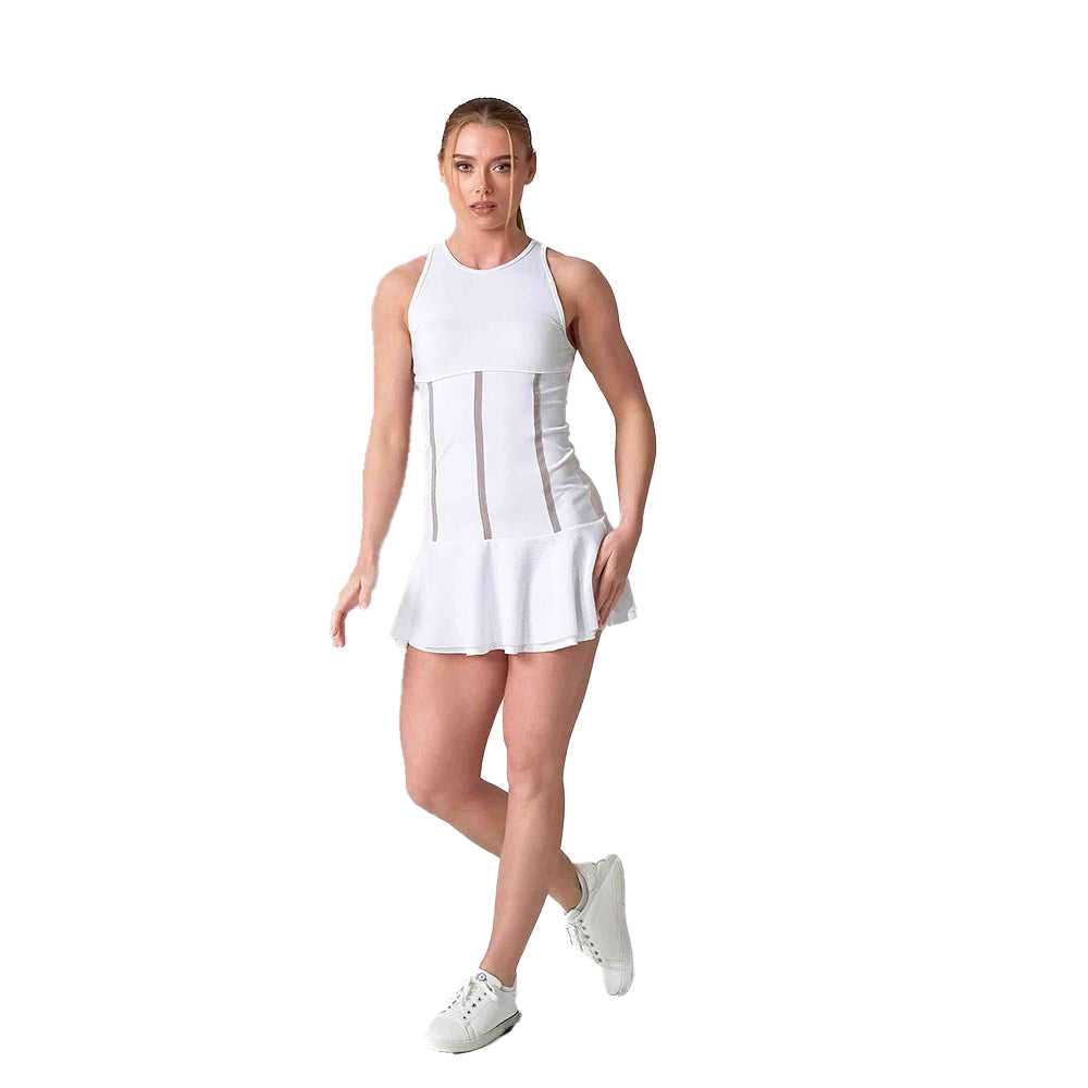 inPhorm NYC MAI DRESS | Performance Tennis & Pickleball Dress with Mesh Flounce