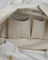 Cork Padel Leather Thermobag White