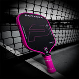 Potenza Pickleball P+ PowerSpin Carbon COREx3 | Neon Pink | Elongated Face