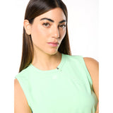 Sergio Tacchini Lara Cropped Top - Green Ash