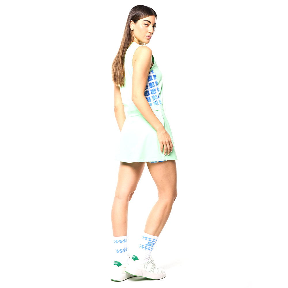 Sergio Tacchini Lara Cropped Top - Green Ash