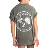 Urban Court - Green Oversized Urban Pickleball Washed Tee