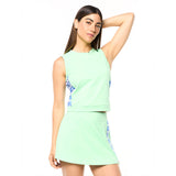 Sergio Tacchini Lara Cropped Top - Green Ash