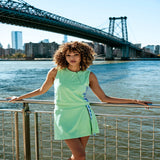 Sergio Tacchini Lara Cropped Top - Green Ash