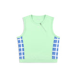 Sergio Tacchini Lara Cropped Top - Green Ash
