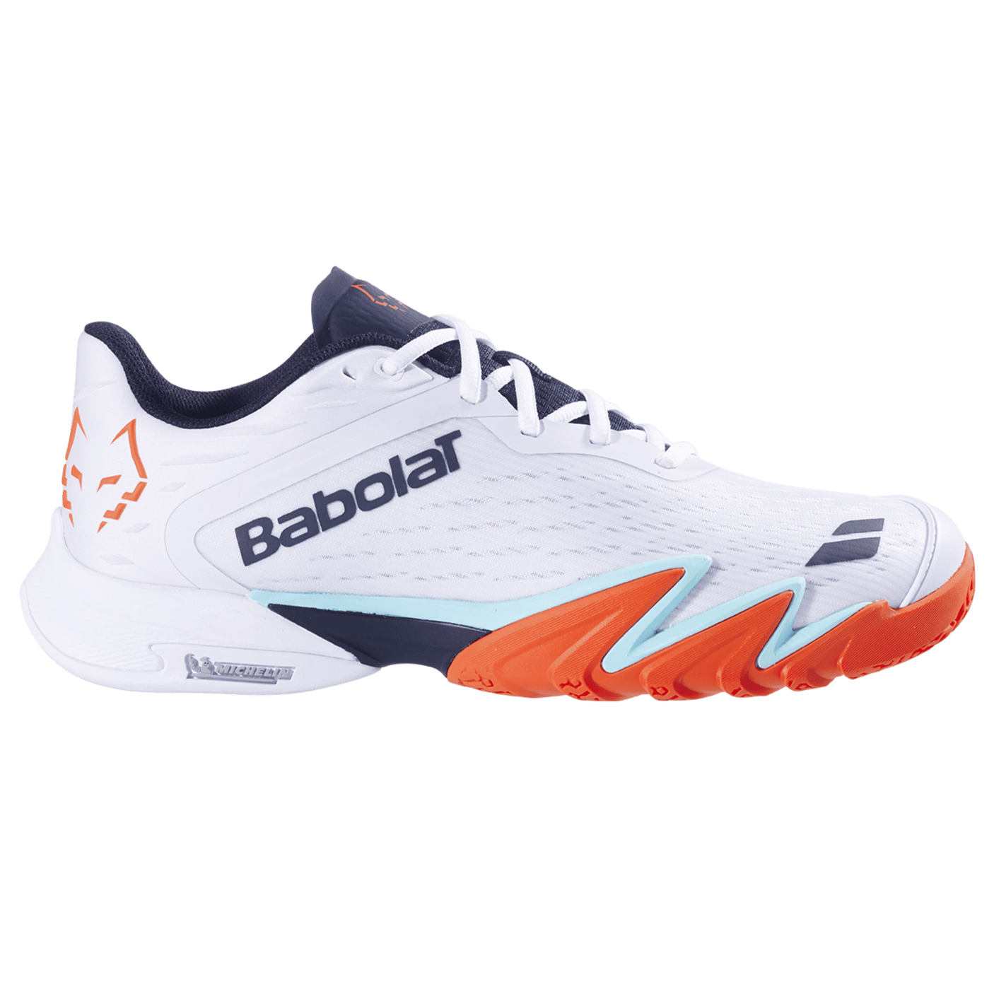 Babolat Padel Shoes Premura 3 Lebron | Men - White & Orange