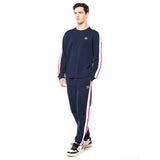 Sergio Tacchini Macchina Long Sleeve T - Shirt - Maritime Blue