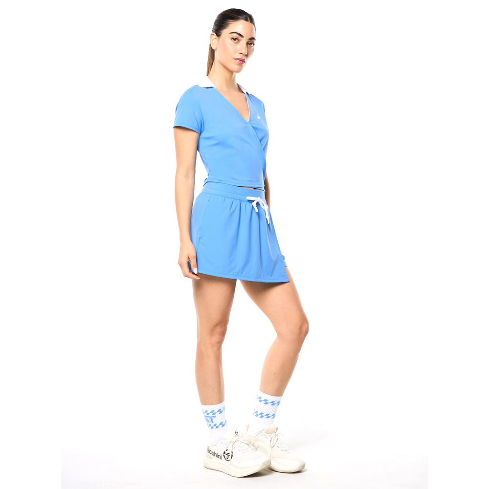 Sergio Tacchini Agata Wrap Polo - Ultramarine