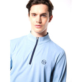 Sergio Tacchini Elio 1/4 Zip Pullover - Faded Denim