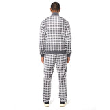 Sergio Tacchini Damarindo Check Track Jacket - Quiet Grey
