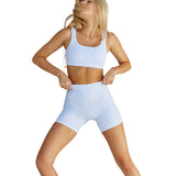 Astoria LUXE BALANCE Short - Blue Gingham