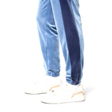 Sergio Tacchini Cielo Velour Track Pant - Faded Denim