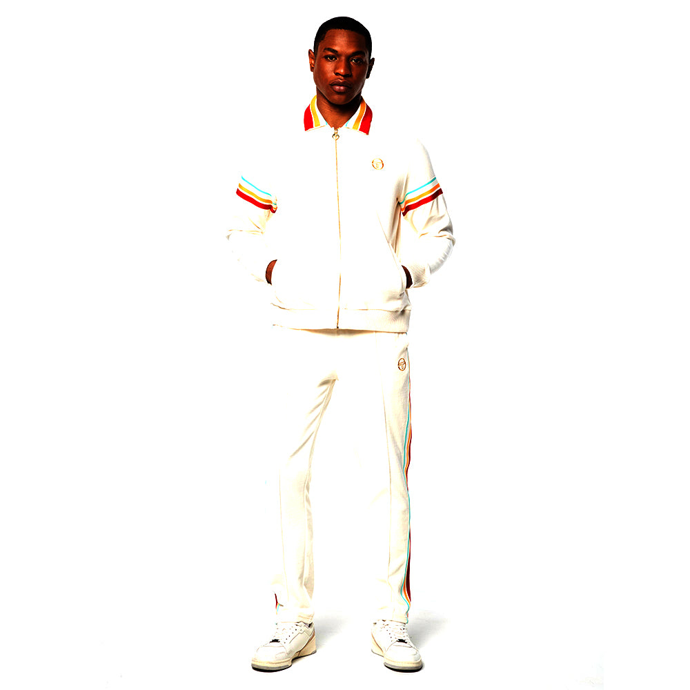 Sergio Tacchini Slice Track Jacket - Gardenia/ Gold