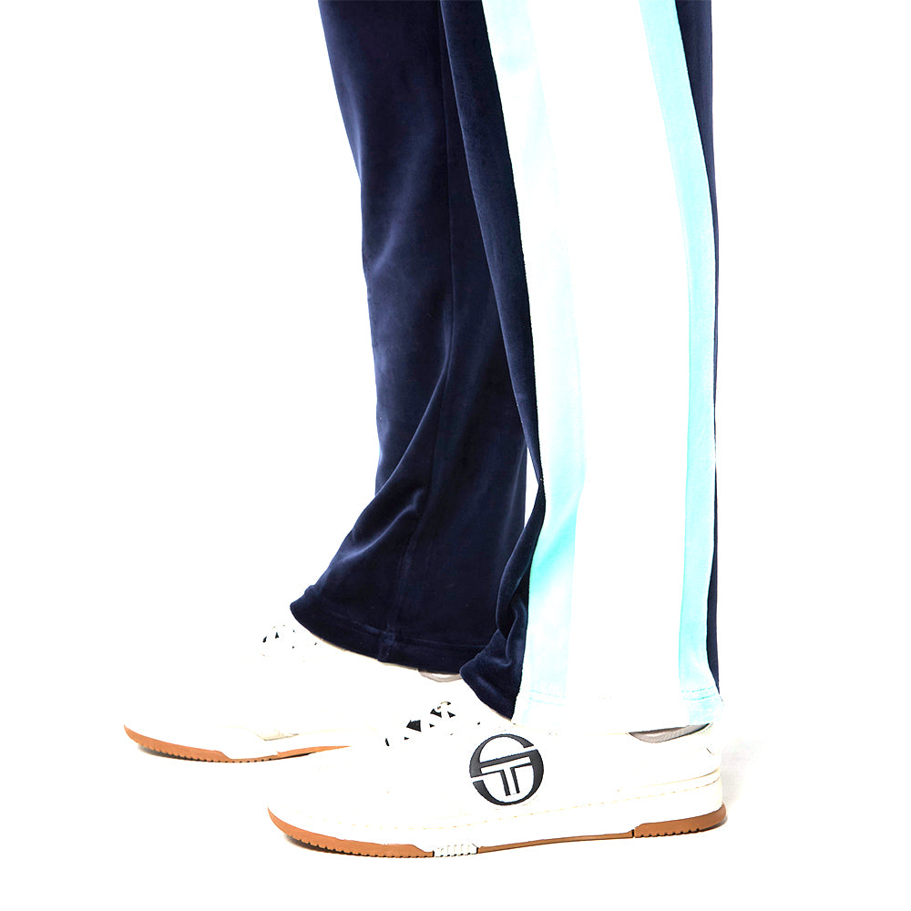 Sergio Tacchini Lazaro Velour Track Pant - Maritime Blue