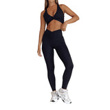 Astoria LIVE LUXE Front Crossed Crop - Black