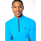 Sergio Tacchini Elio 1/4 Zip Pullover - French Blue