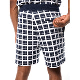 Sergio Tacchini Damarindo Check Short - Maritime Blue