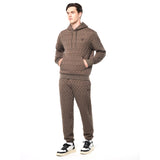 Sergio Tacchini Aversa Quilted Hoodie - Morel