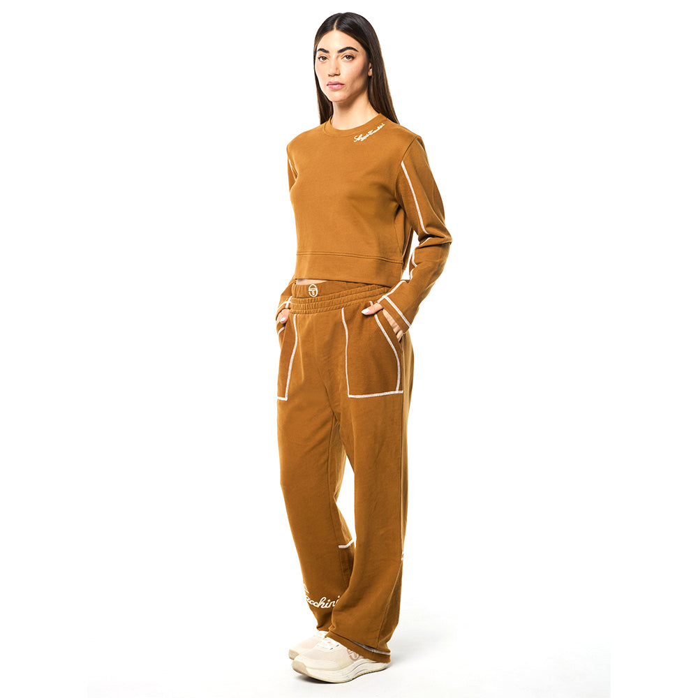 Sergio Tacchini Greta Crewneck - Bronze Brown