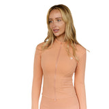 Astoria LUXE BALANCE Zip Up Jacket - Spice