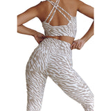 Astoria LUXE BALANCE Sports Crop - Zebra