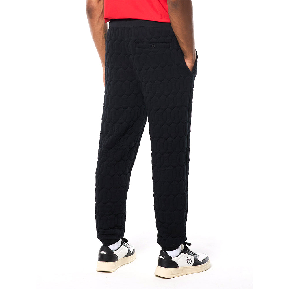 Sergio Tacchini Aversa Quilted Sweatpant - Black Beauty