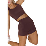 Astoria LUXE BALANCE Sports Crop - Espresso