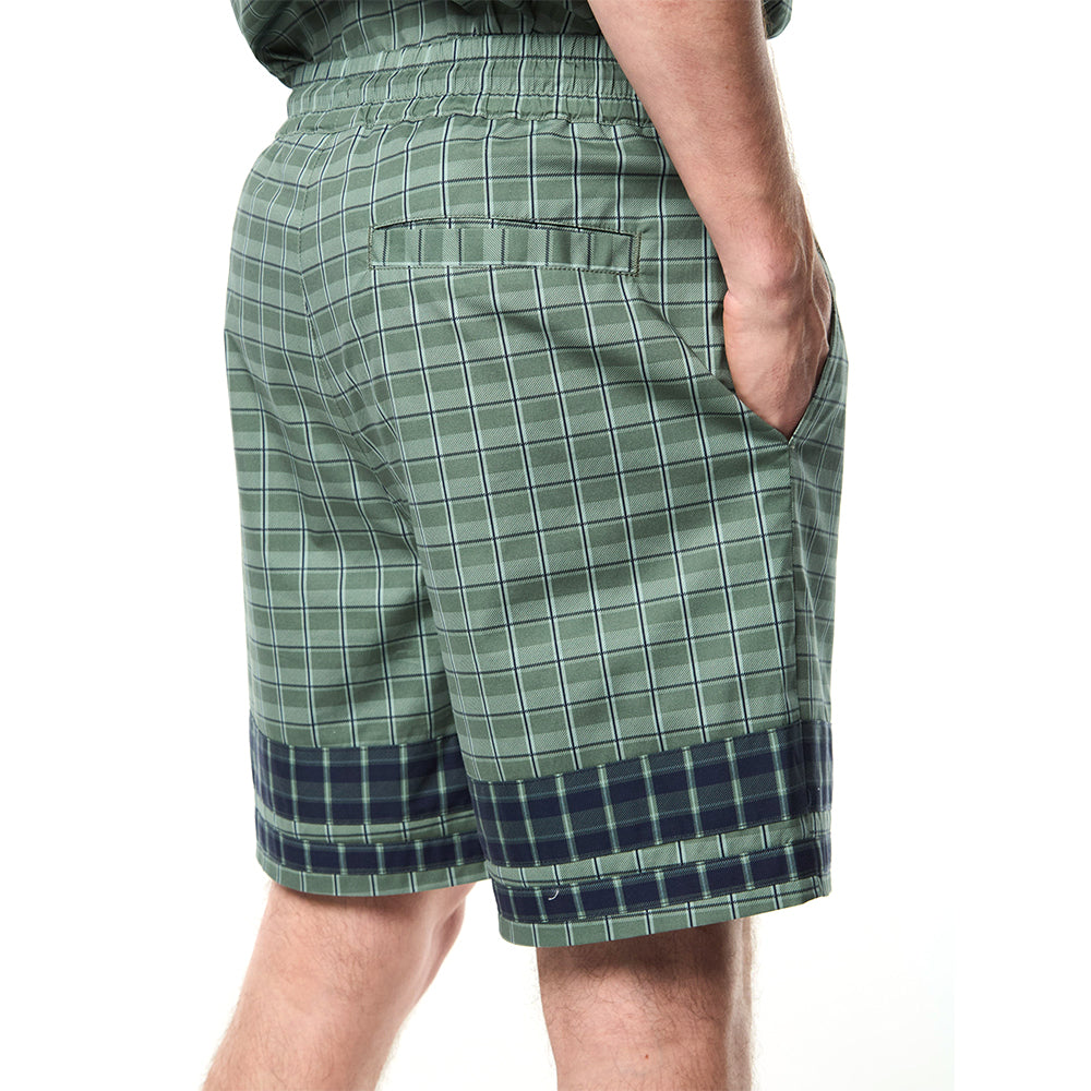 Sergio Tacchini Quadretto Cabana Short - Duck Green
