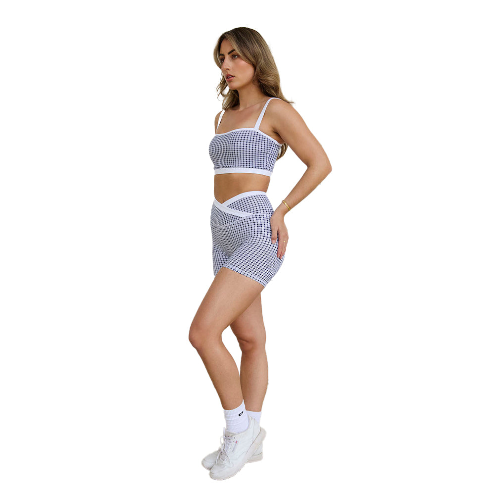 Astoria LUXE BALANCE Crossover Short - Blue Lattice