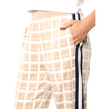 Sergio Tacchini Women's Damarindo Check Track Pant - Humus