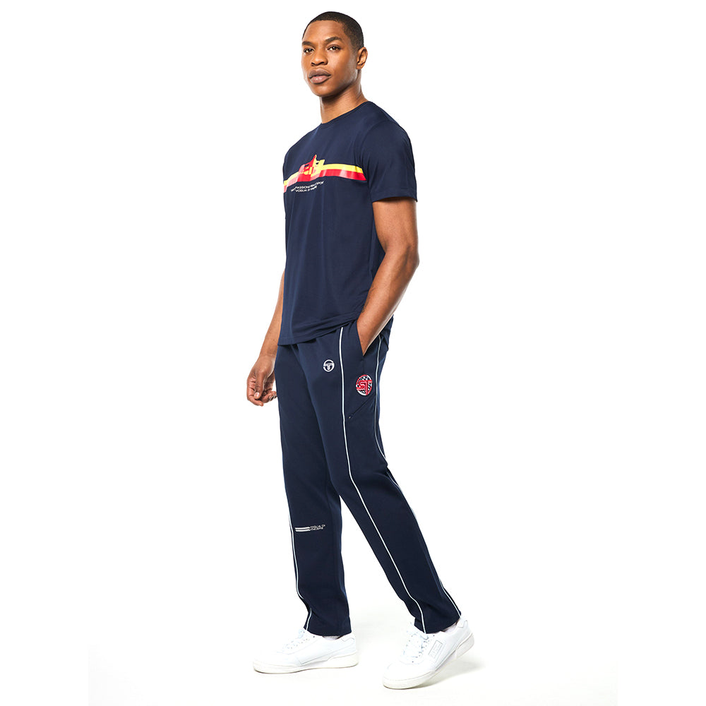 Sergio Tacchini Macchina T - Shirt - Maritime Blue-
